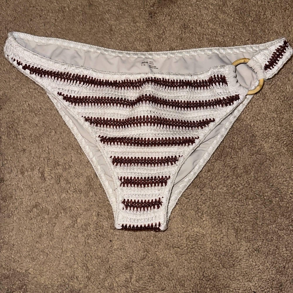 Crocheted Bikini Bottoms Full Coverage